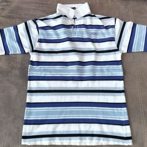 Avirex Polo shirt XL White Blue Black